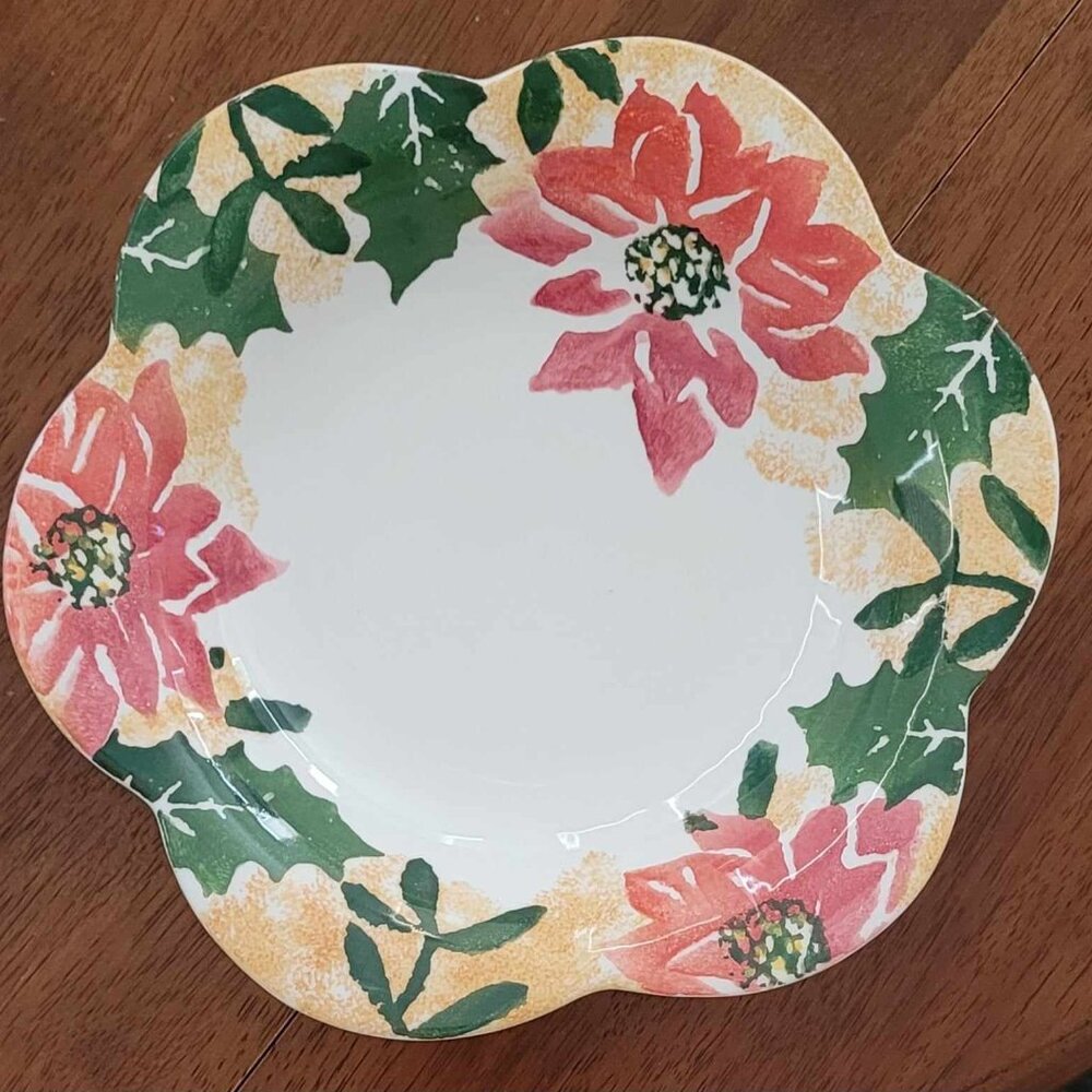 Salad/Serving bowl ~ Hand Painted in Italy #12251 RARE